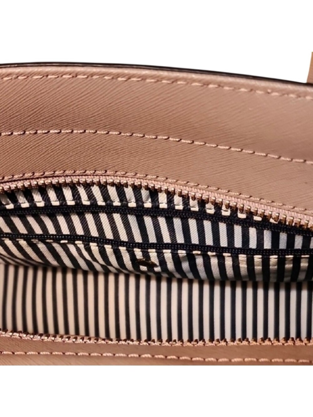 Kate Spade Candace Two-Toned Neutral Structured Satchel Large NWOT Daily Purse - Picture 5 of 14